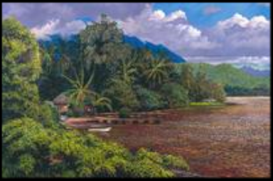 "Kahaluu" — painting by Dennis Morton