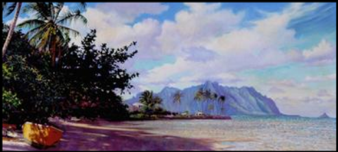 "Sunfish Kaneohe" — painting by Dennis Morton
